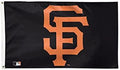 MLB San Francisco Giants CAR Flag- BLACK product image 1, provided for visual reference and product detail review
