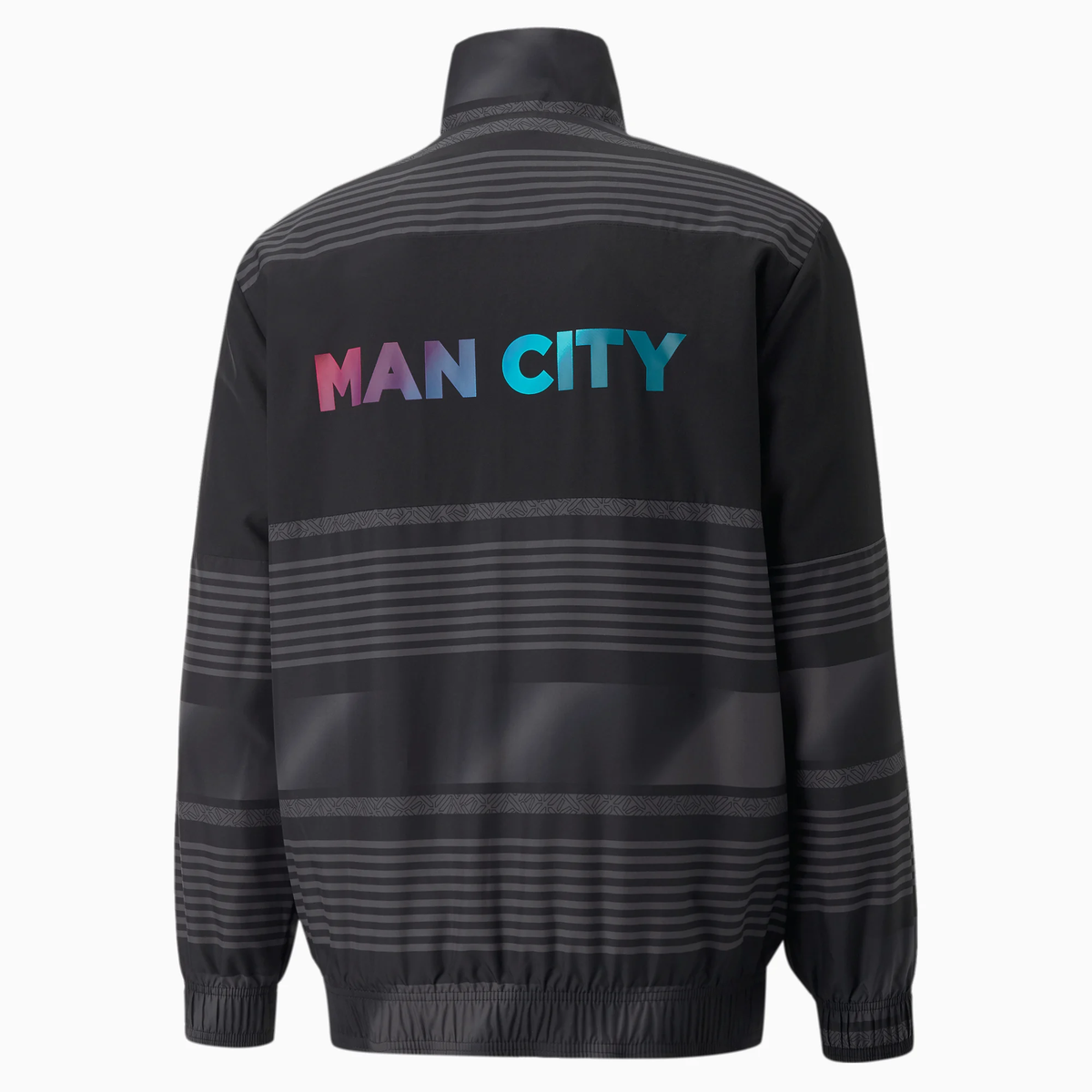 Puma Man City Pre match Men Soccer Jacket product image 2, provided for visual reference and product detail review