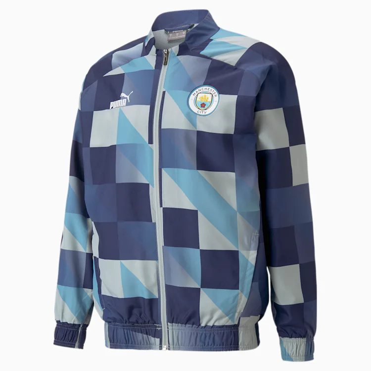 Puma Manchester City F.C. Prematch Jacket Men product image 1, provided for visual reference and product detail review