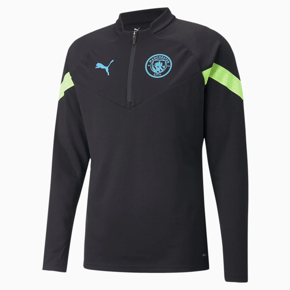 PUMA MANCHESTER CITY FC 1/4 ZIP Men TRAINING TOP product image 1, provided for visual reference and product detail review