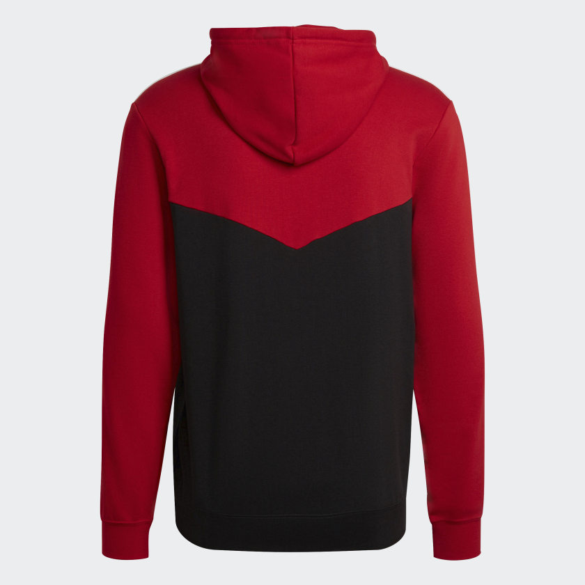 Adidas Manchester United 3-Stripes Full-Zip Hoodie product image 2, provided for visual reference and product detail review