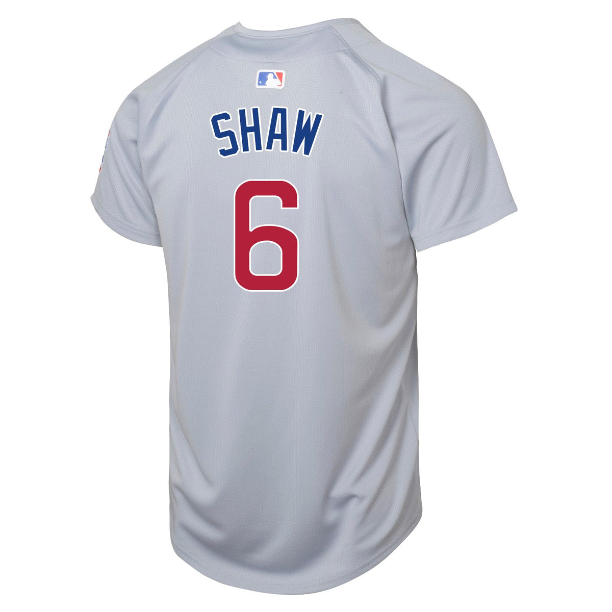 Matt Shaw Chicago Cubs Nike Youth Road Grey Limited Jersey product image 2, provided for visual reference and product detail