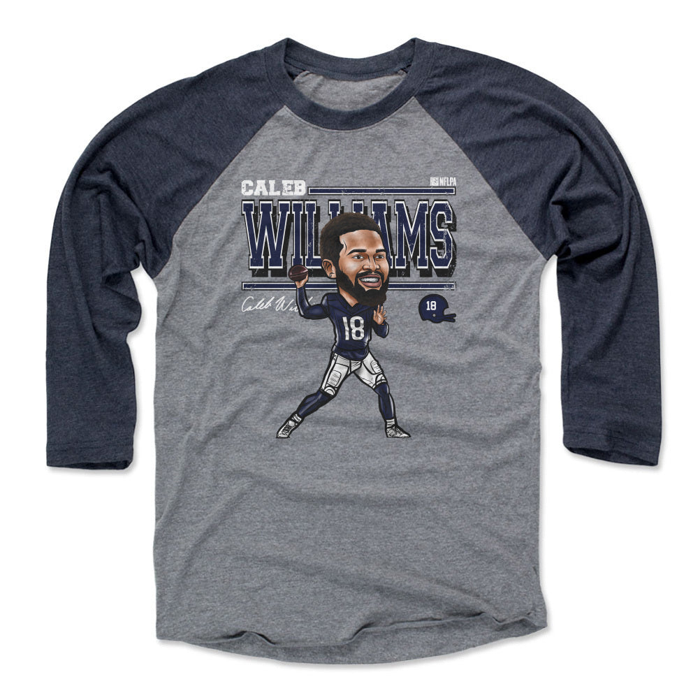 Caleb Williams Chicago Cartoon WHT product image 1, provided for visual reference and product detail review
