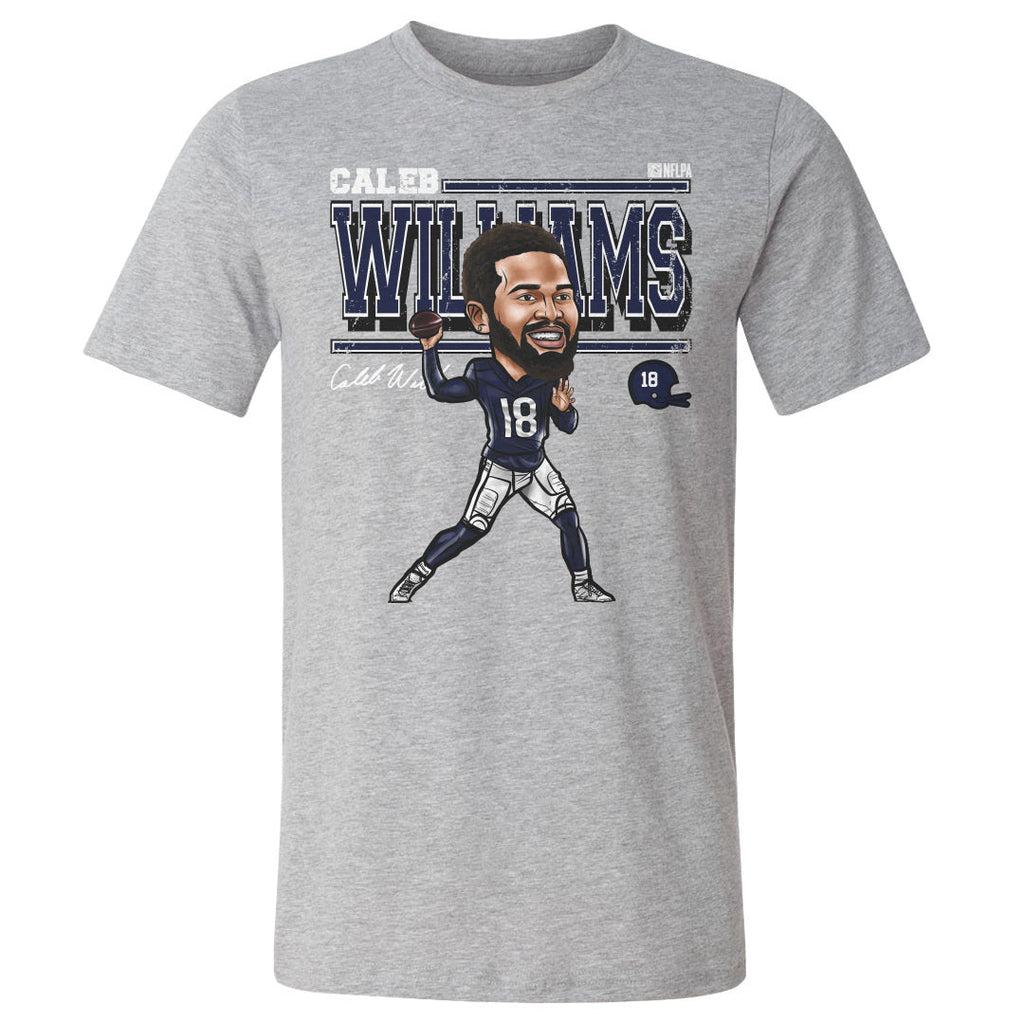 Caleb Williams Chicago Cartoon WHT product image 2, provided for visual reference and product detail review