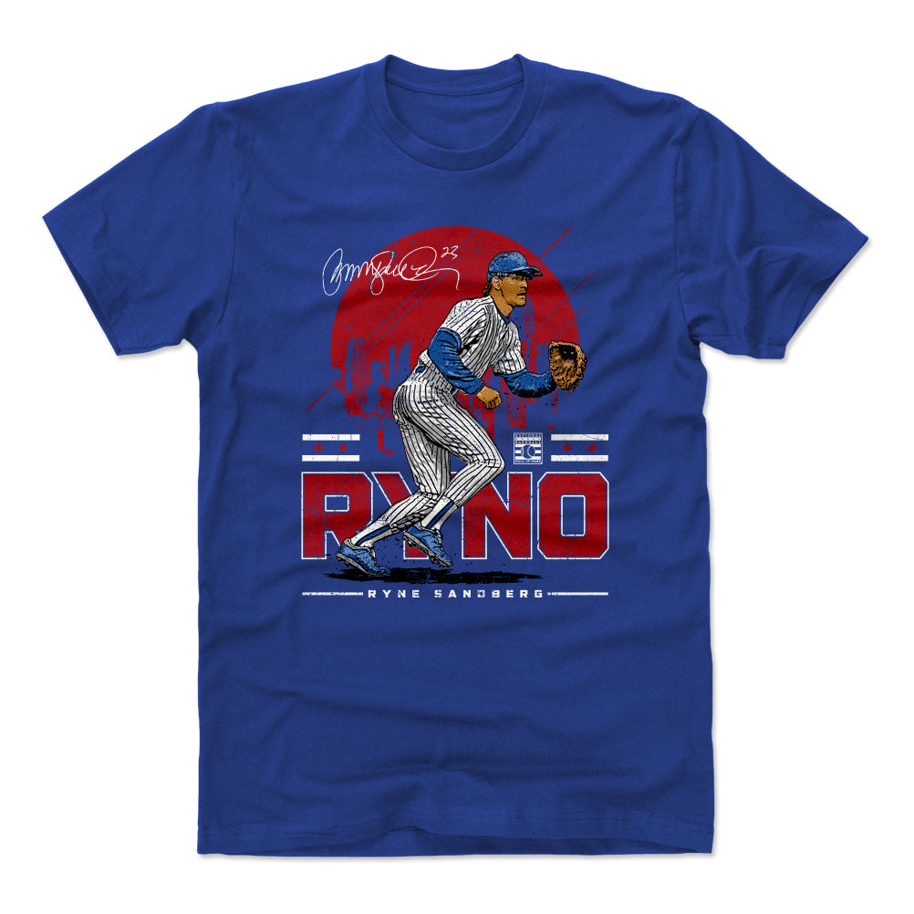 Ryne Sandberg Chicago Skyline WHT product image 1, provided for visual reference and product detail review