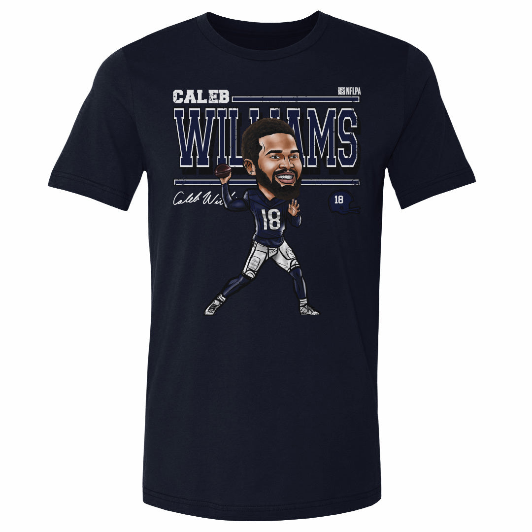 Caleb Williams Chicago Cartoon WHT product image 1, provided for visual reference and product detail review