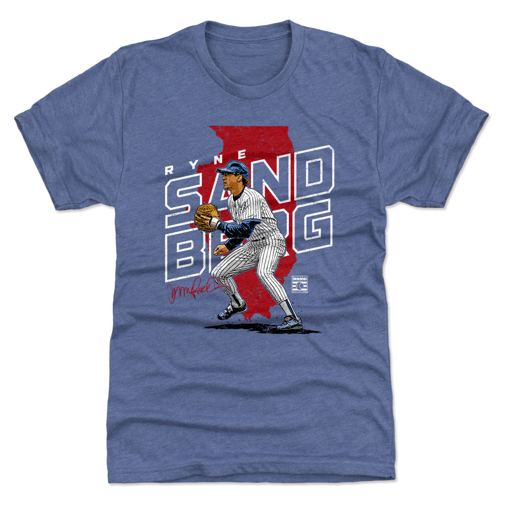 Ryne Sandberg Player Map WHT product image 1, provided for visual reference and product detail review