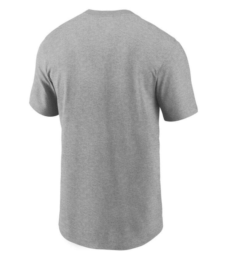 Nike Heathered Oakland Athletics Cooperstown Collection Wordmark T-Shirt- GREY for Men product image 2, provided for visual