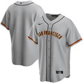 Nike Men San Francisco Giants Nike Gray Road 2020 Replica Team Jersey product image 1, provided for visual reference and