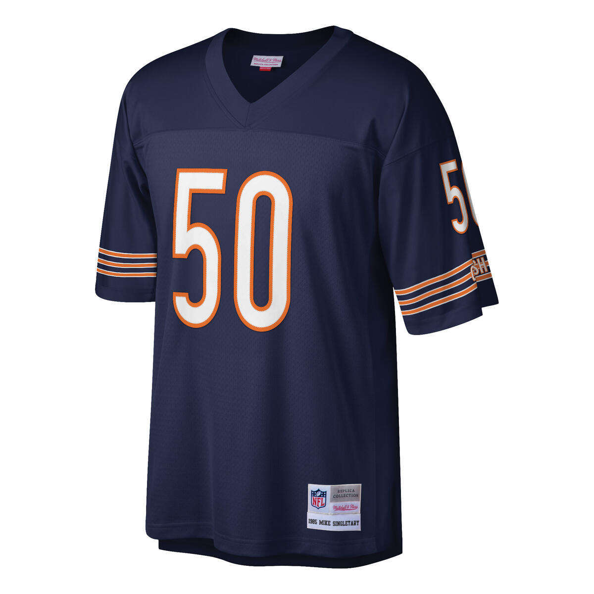 Mike Singletary Chicago Bears Mitchell & Ness Navy Legacy Jersey product image 2, provided for visual reference and product