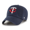 Minnesota Twins Navy '47 Clean Up Adjustable Hat product image 1, provided for visual reference and product detail review