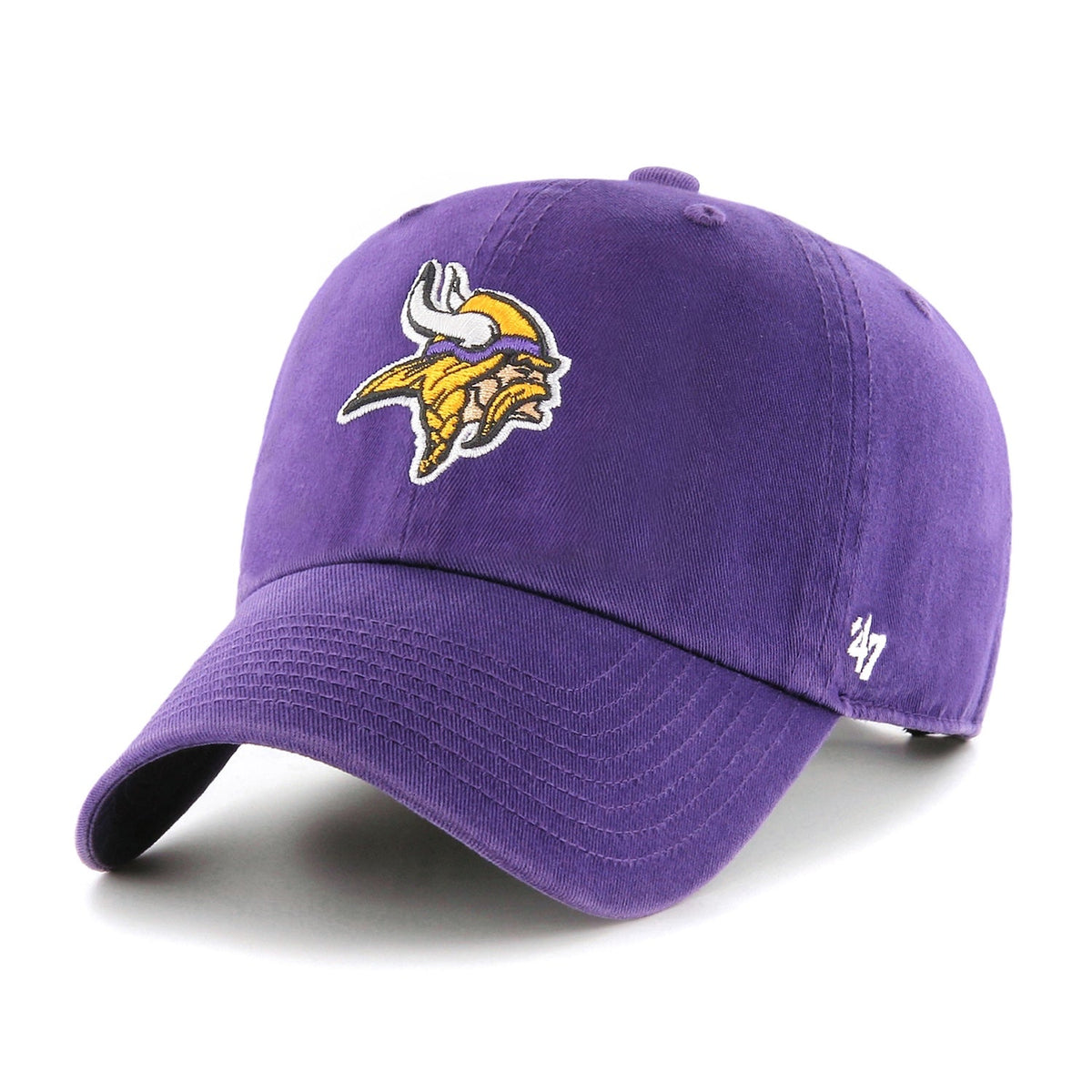 Minnesota Vikings '47 Clean Up Purple Adjustable Hat product image 1, provided for visual reference and product detail review