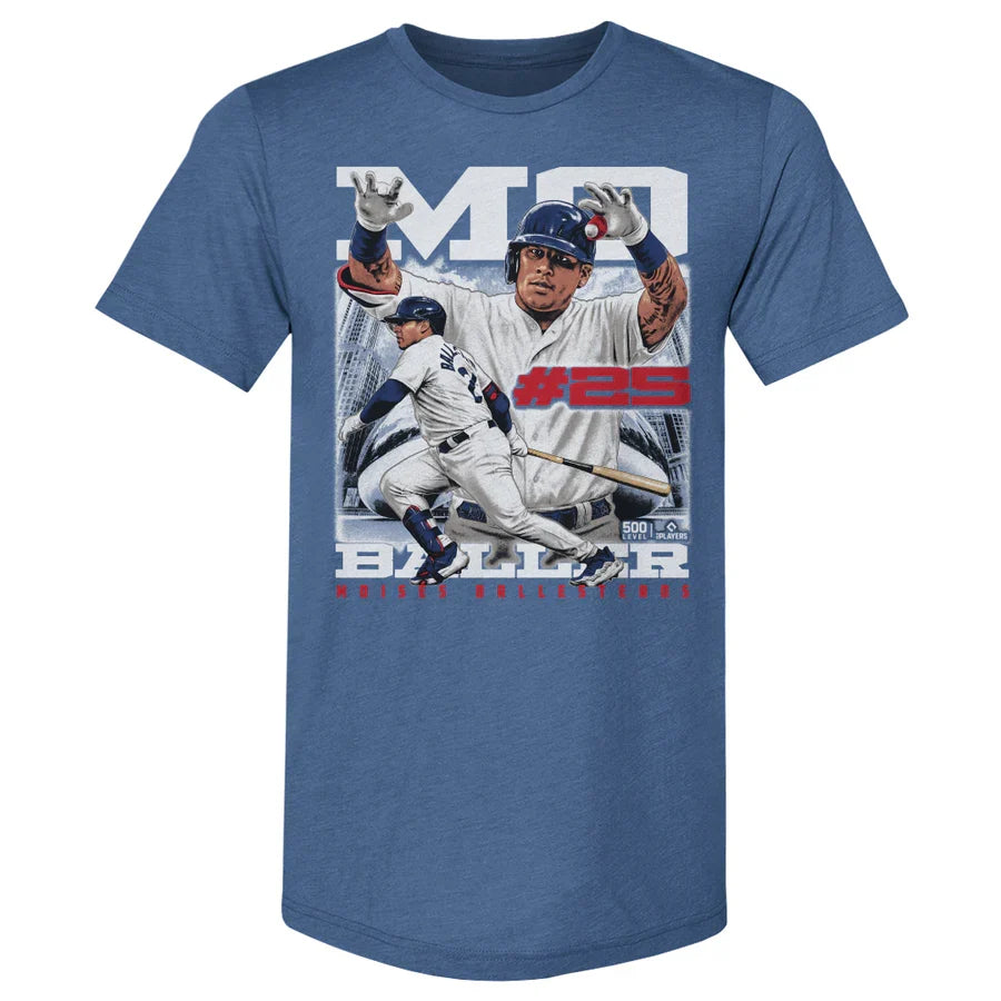Mo Baller - Moises Ballesteros 500 Level Royal T-Shirt product image 1, provided for visual reference and product detail