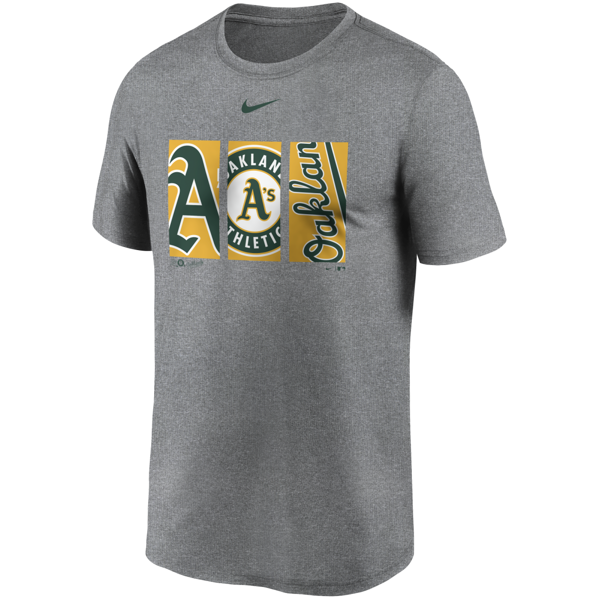 Nike Trypitch Logo Legend T-Shirt Oakland Athletics product image 1, provided for visual reference and product detail review