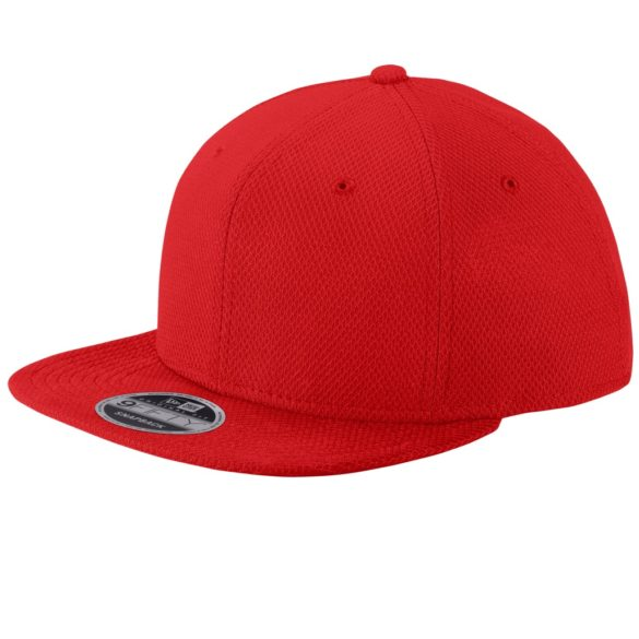 New Era® Original Fit Flat Bill Snapback Cap-Red product image 1, provided for visual reference and product detail review