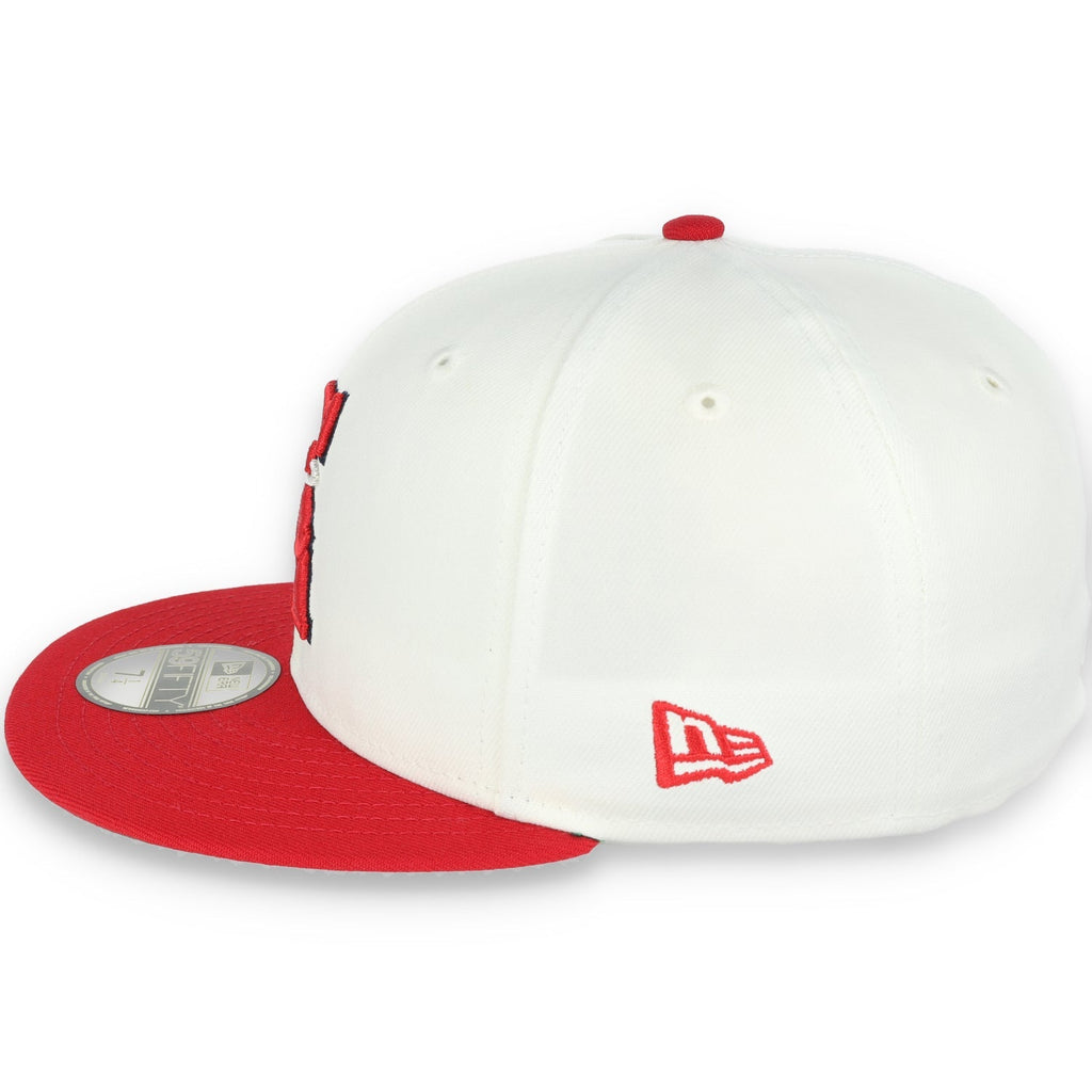 New Era California Angeles 35th Anniversary Patch 59FIFTY Fitted Ivory Hat product image 6, provided for visual reference