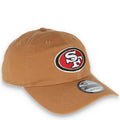 New Era San Francisco 49ers Core Classic 2.0 9TWENTY Adjustable Hat-Khaki product image 1, provided for visual reference and
