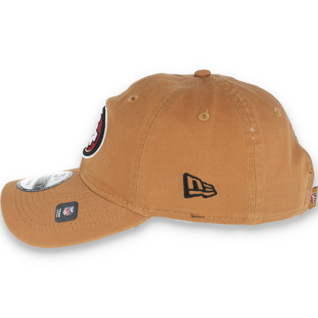 New Era San Francisco 49ers Core Classic 2.0 9TWENTY Adjustable Hat-Khaki product image 4, provided for visual reference and