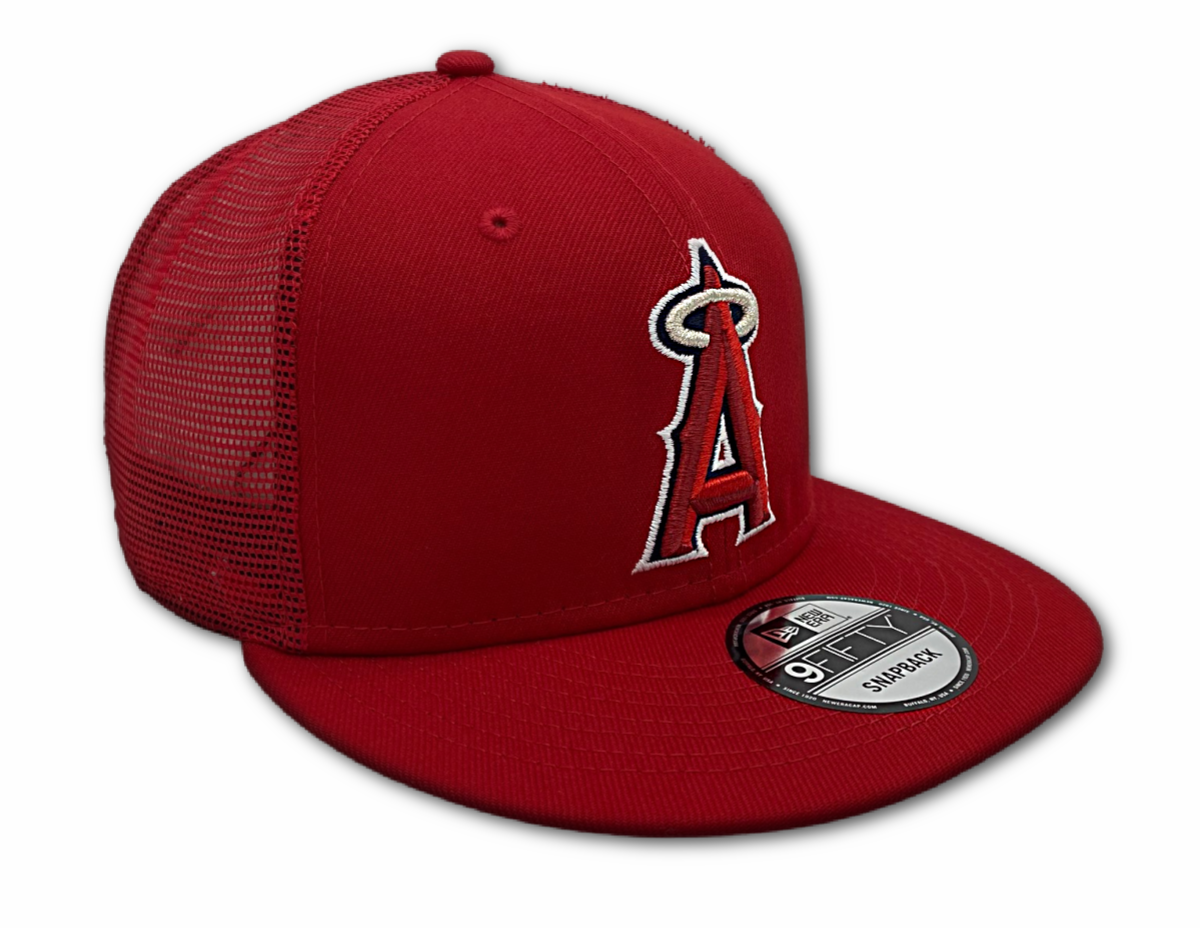 LOS ANGELES ANGELS NEW ERA 9FIFTY CLASSIC TRUCKER C1 OTC Snapback product image 3, provided for visual reference and product