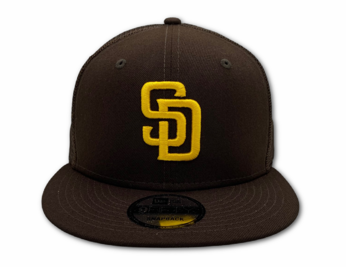 SAN DIEGO PADRES NEW ERA classic trucker 9FIFTY product image 3, provided for visual reference and product detail review