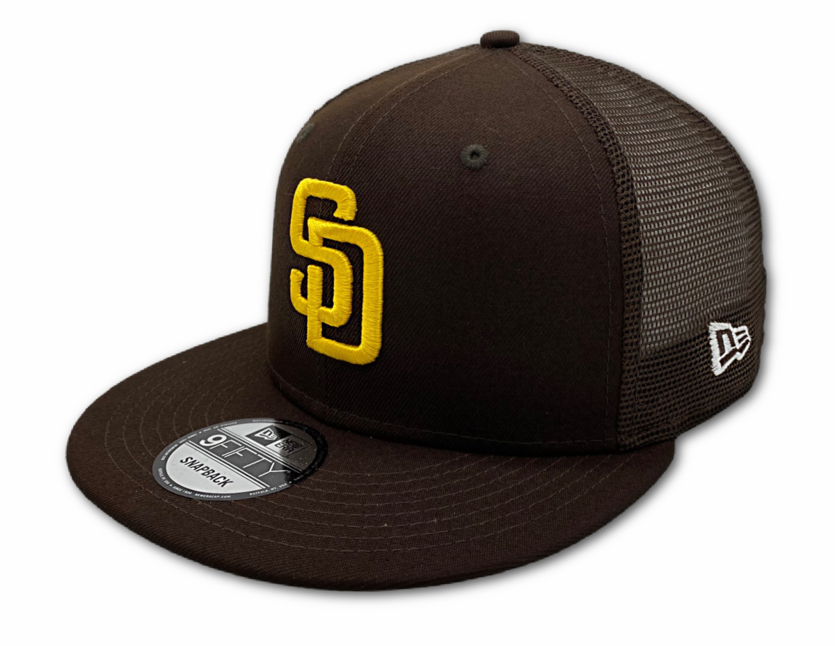 SAN DIEGO PADRES NEW ERA classic trucker 9FIFTY product image 2, provided for visual reference and product detail review