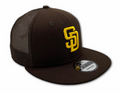 SAN DIEGO PADRES NEW ERA classic trucker 9FIFTY product image 1, provided for visual reference and product detail review