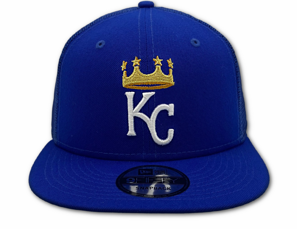 NEW ERA KANSAS CITY ROYALS CLASSIC TRUCKER C1 9FIFTY Snapback HAT product image 3, provided for visual reference and product