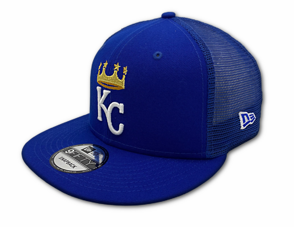 NEW ERA KANSAS CITY ROYALS CLASSIC TRUCKER C1 9FIFTY Snapback HAT product image 2, provided for visual reference and product