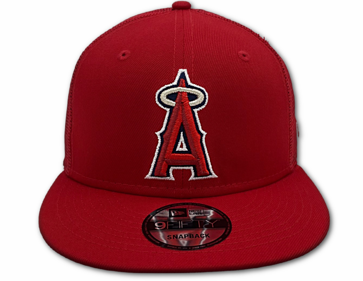 LOS ANGELES ANGELS NEW ERA 9FIFTY CLASSIC TRUCKER C1 OTC Snapback product image 2, provided for visual reference and product