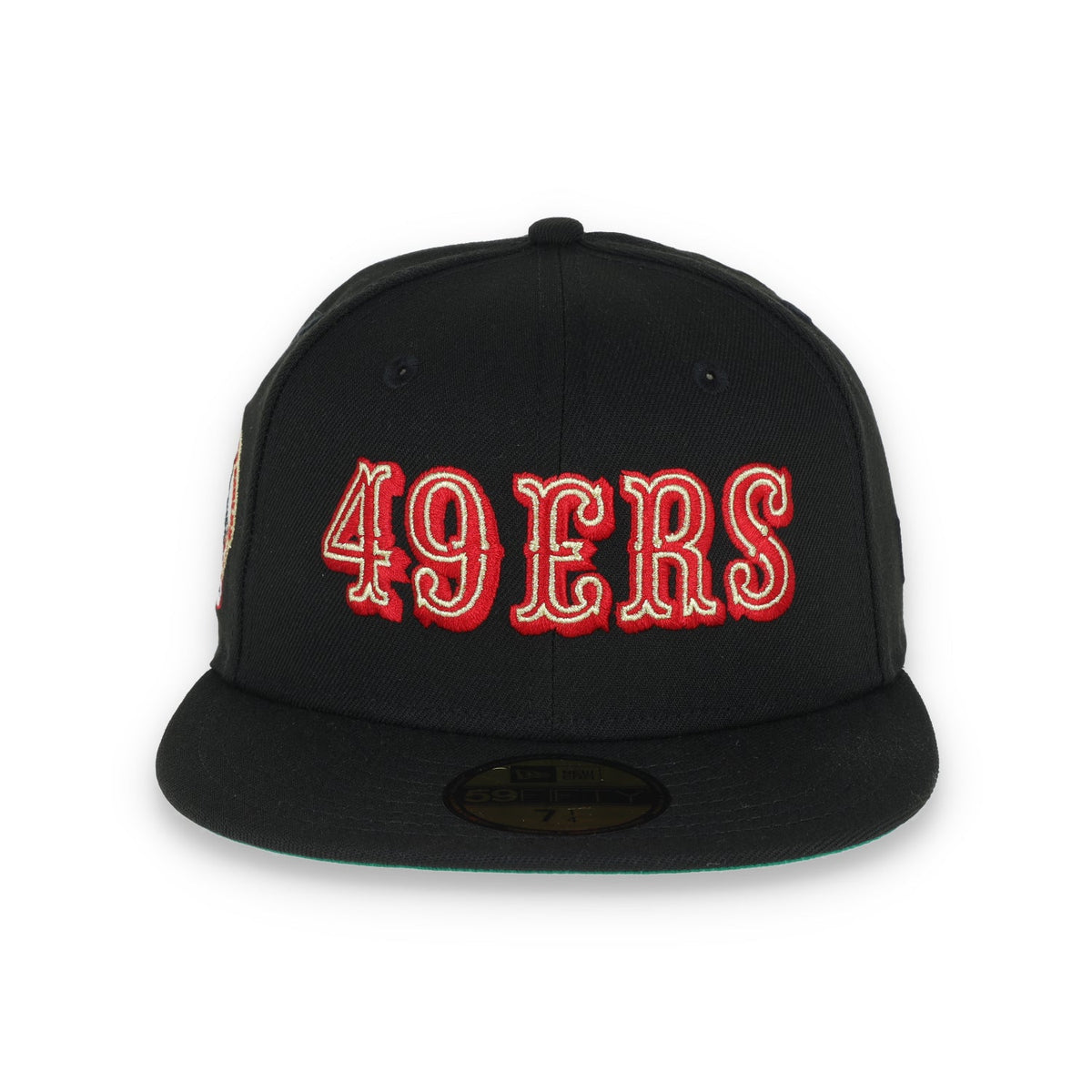 New Era San Francisco 49Ers 40Th Anniversary Side Patch Script 59Fifty Fitted Hat product image 2, provided for visual