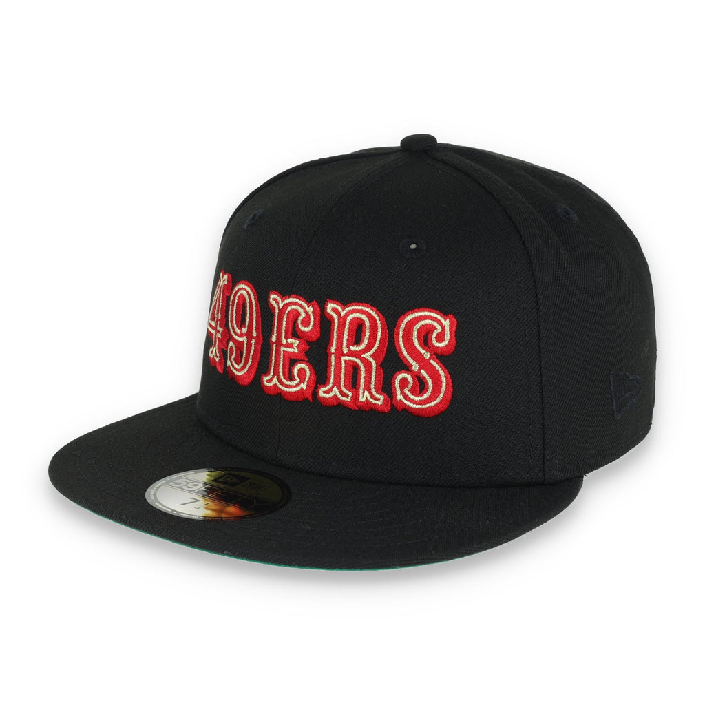 New Era San Francisco 49Ers 40Th Anniversary Side Patch Script 59Fifty Fitted Hat product image 3, provided for visual