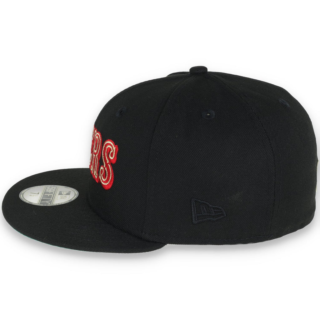 New Era San Francisco 49Ers 40Th Anniversary Side Patch Script 59Fifty Fitted Hat product image 4, provided for visual