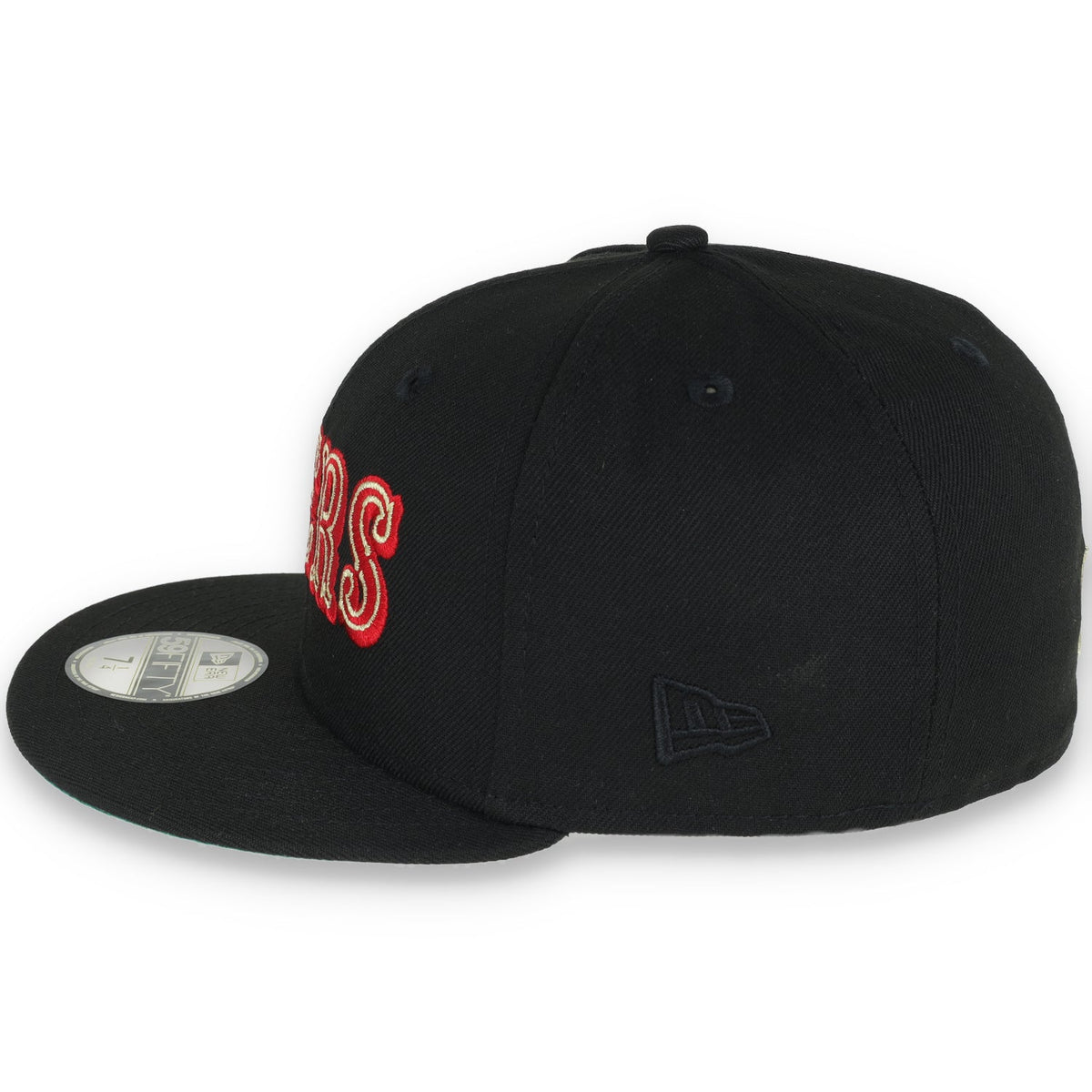 New Era San Francisco 49Ers 40Th Anniversary Side Patch Script 59Fifty Fitted Hat product image 4, provided for visual