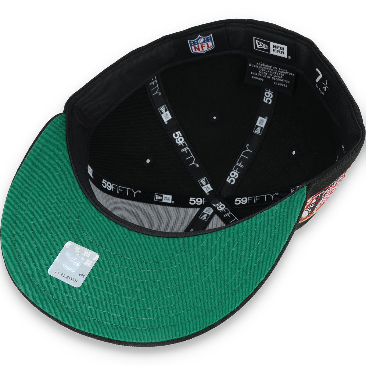 New Era San Francisco 49Ers 40Th Anniversary Side Patch Script 59Fifty Fitted Hat product image 7, provided for visual