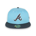 New Era Atlanta Braves 59Fifty Color Pack-Baby Blue/Grey product image 1, provided for visual reference and product detail
