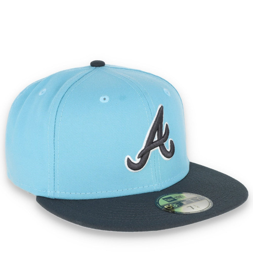 New Era Atlanta Braves 59Fifty Color Pack-Baby Blue/Grey product image 2, provided for visual reference and product detail