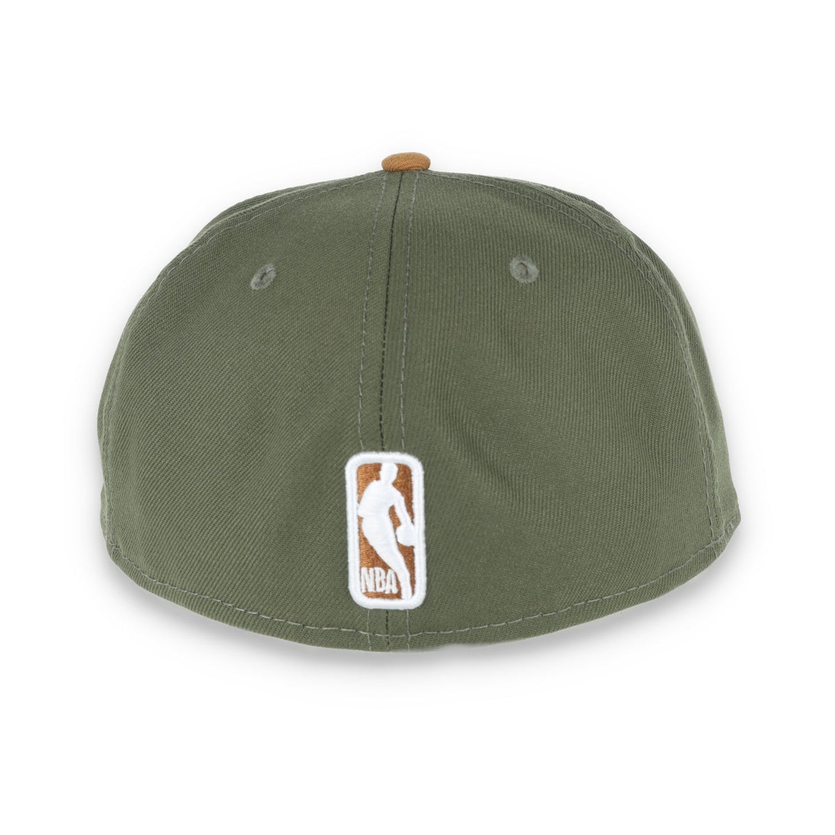 New Era Golden State Warriors Color Pack 2Tone 59Fifty Fitted Hat- Olive/Tan product image 5, provided for visual reference