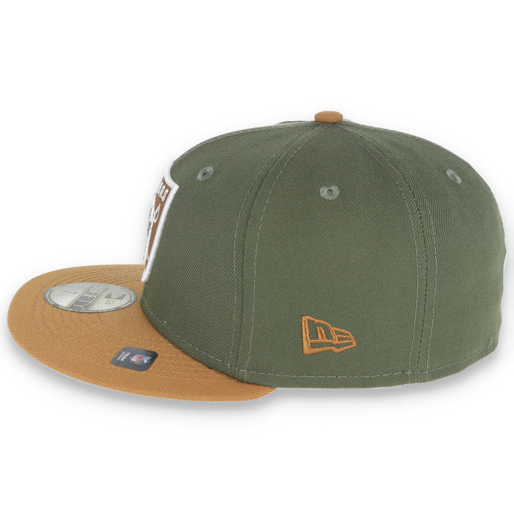 New Era Las Vegas Raiders 59Fifty Color Pack-Olive/Tan product image 4, provided for visual reference and product detail
