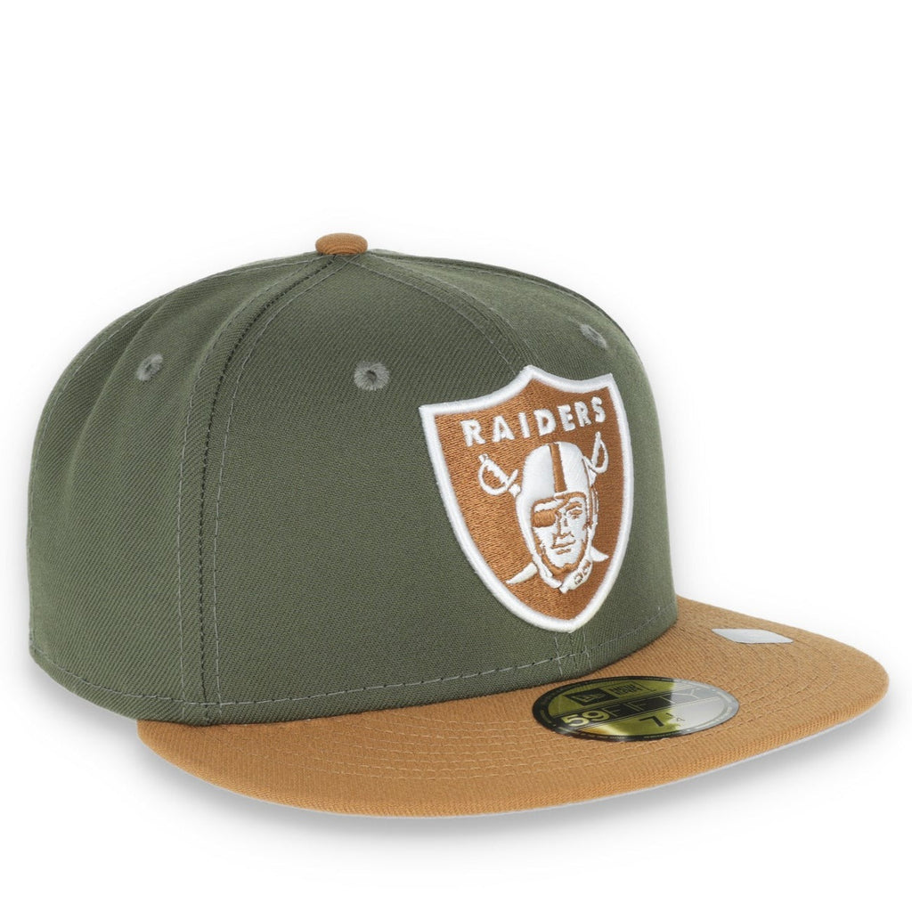 New Era Las Vegas Raiders 59Fifty Color Pack-Olive/Tan product image 1, provided for visual reference and product detail