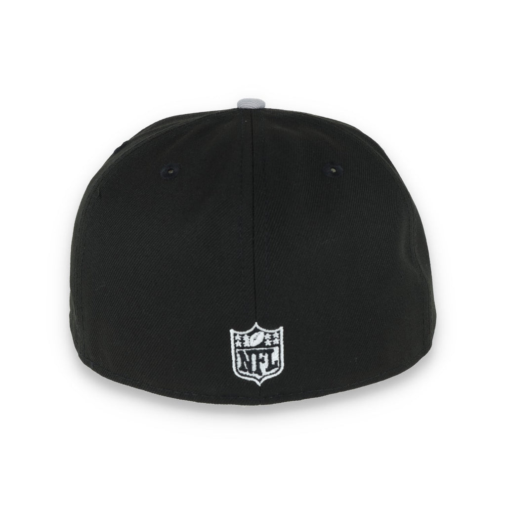 New Era Las Vegas Raiders Sugar Skull 59Fifty Fitted Hat-Black/Grey product image 5, provided for visual reference and