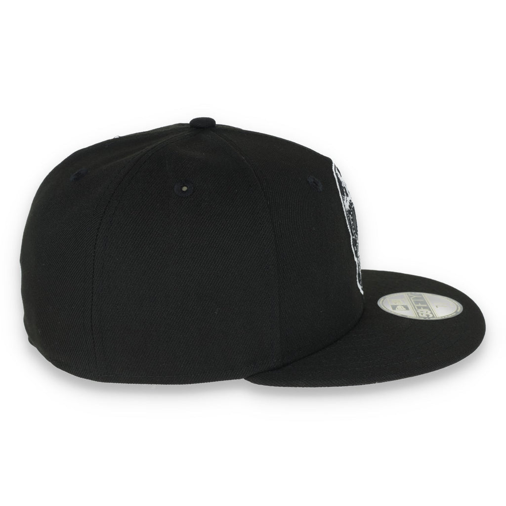 New Era Las Vegas Raiders Sugar Skull 59Fifty Fitted Hat-Black/White product image 6, provided for visual reference and