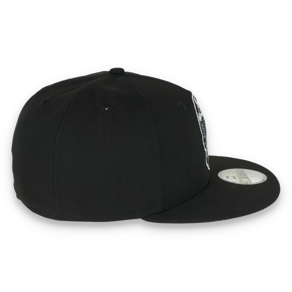 New Era Las Vegas Raiders Sugar Skull 59Fifty Fitted Hat-Black/White product image 6, provided for visual reference and