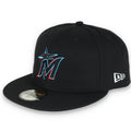 New Era Miami Marlins Inaugural Season Patch 59Fifty Fitted Hat product image 1, provided for visual reference and product