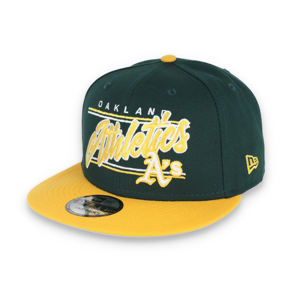 NEW ERA NEW OAKLAND ATHLETICS TEAM SCRIPT 9FIFTY Snapback product image 3, provided for visual reference and product detail
