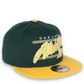 NEW ERA NEW OAKLAND ATHLETICS TEAM SCRIPT 9FIFTY Snapback product image 1, provided for visual reference and product detail