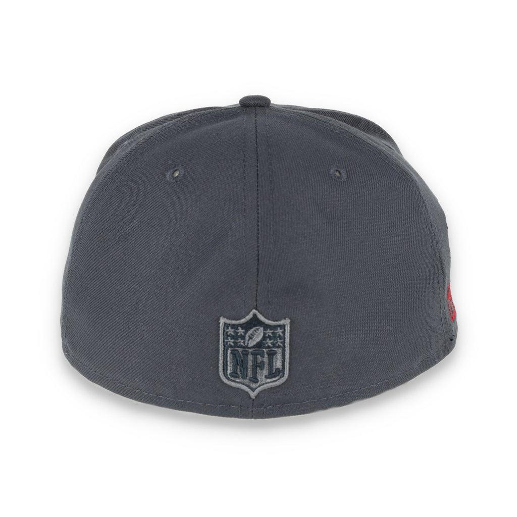 New Era San Francisco 49Ers 1990 Pro Bowl Side Patch Script 59Fifty Fitted Hat-Grey/Red product image 5, provided for visual