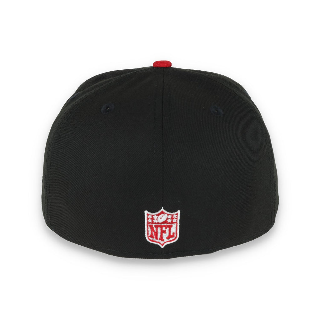 New Era San Francisco 49Ers Sugar Skull 59Fifty Fitted Hat-Black/Scarlet product image 5, provided for visual reference and