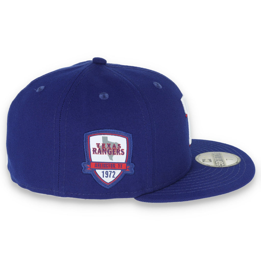 New Era Texas Rangers Inaugural Season Patch 59Fifty Fitted Hat product image 4, provided for visual reference and product