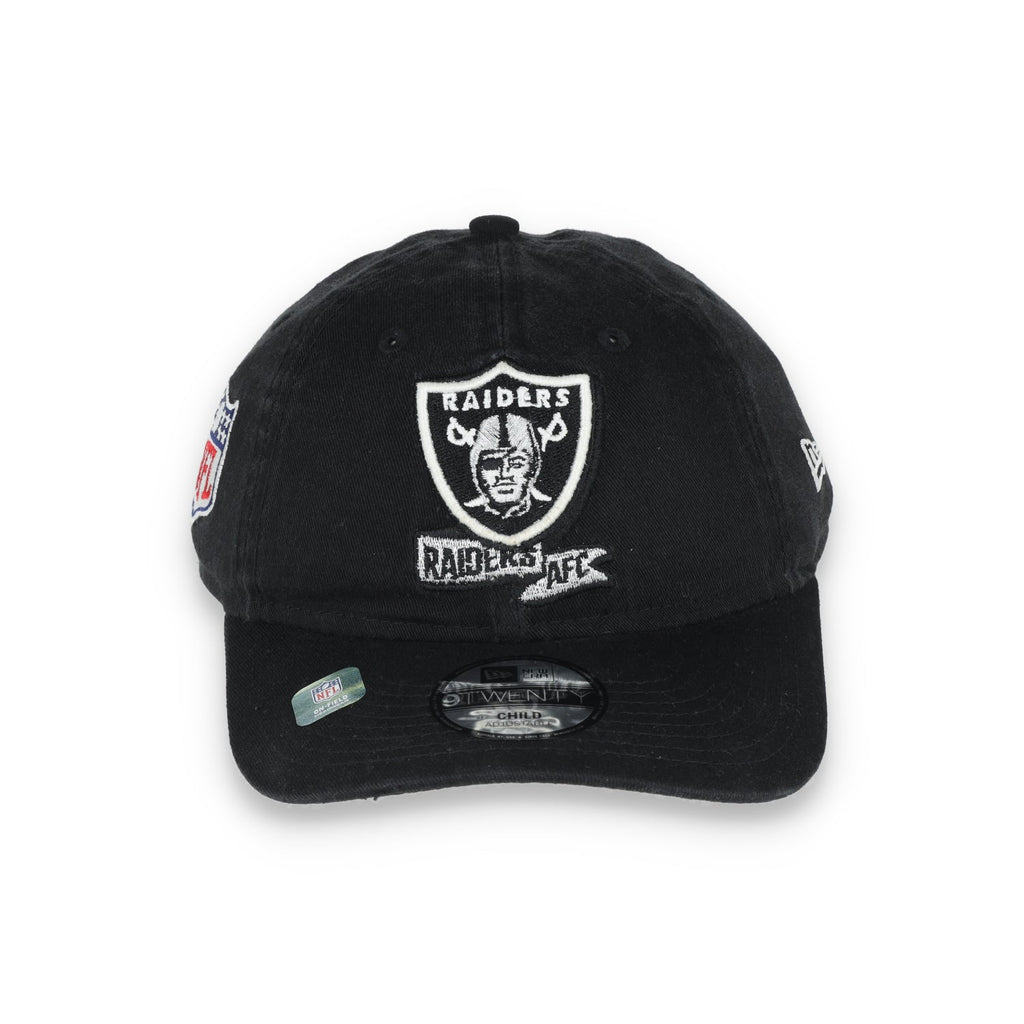 New Era Youth Las Vegas Raiders On-Field 9Twenty Adjustable Hat product image 2, provided for visual reference and product