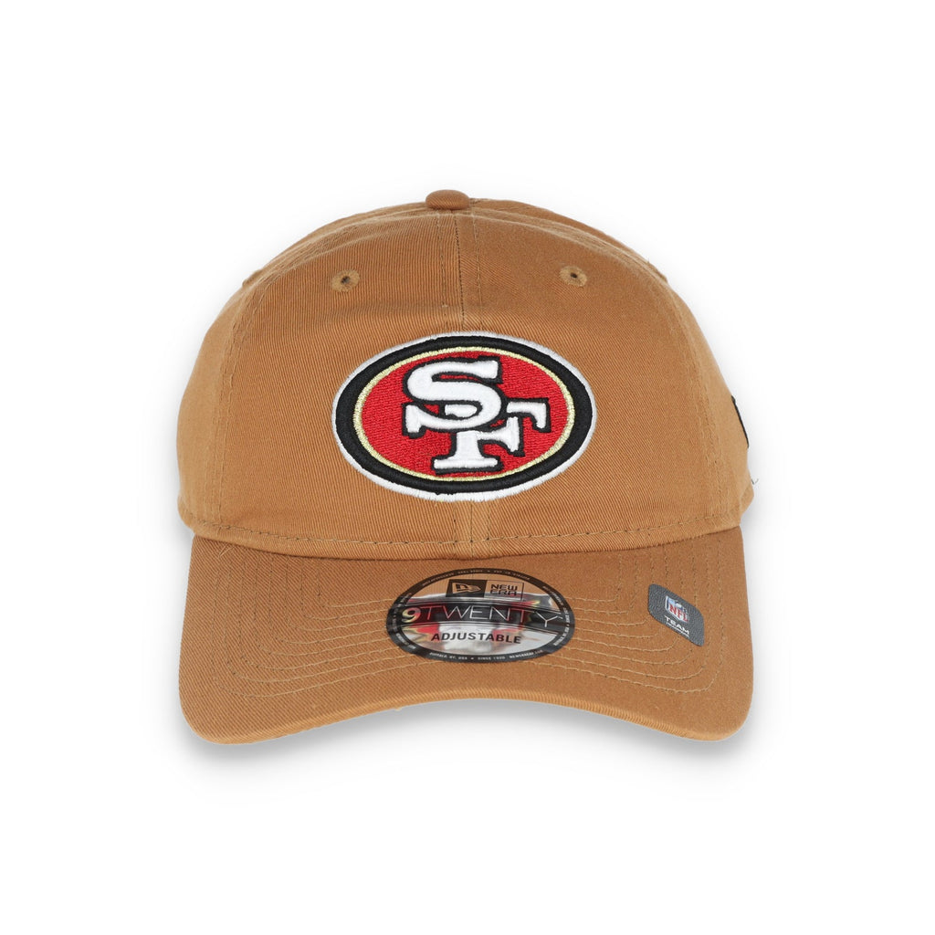 New Era San Francisco 49ers Core Classic 2.0 9TWENTY Adjustable Hat-Khaki product image 2, provided for visual reference and